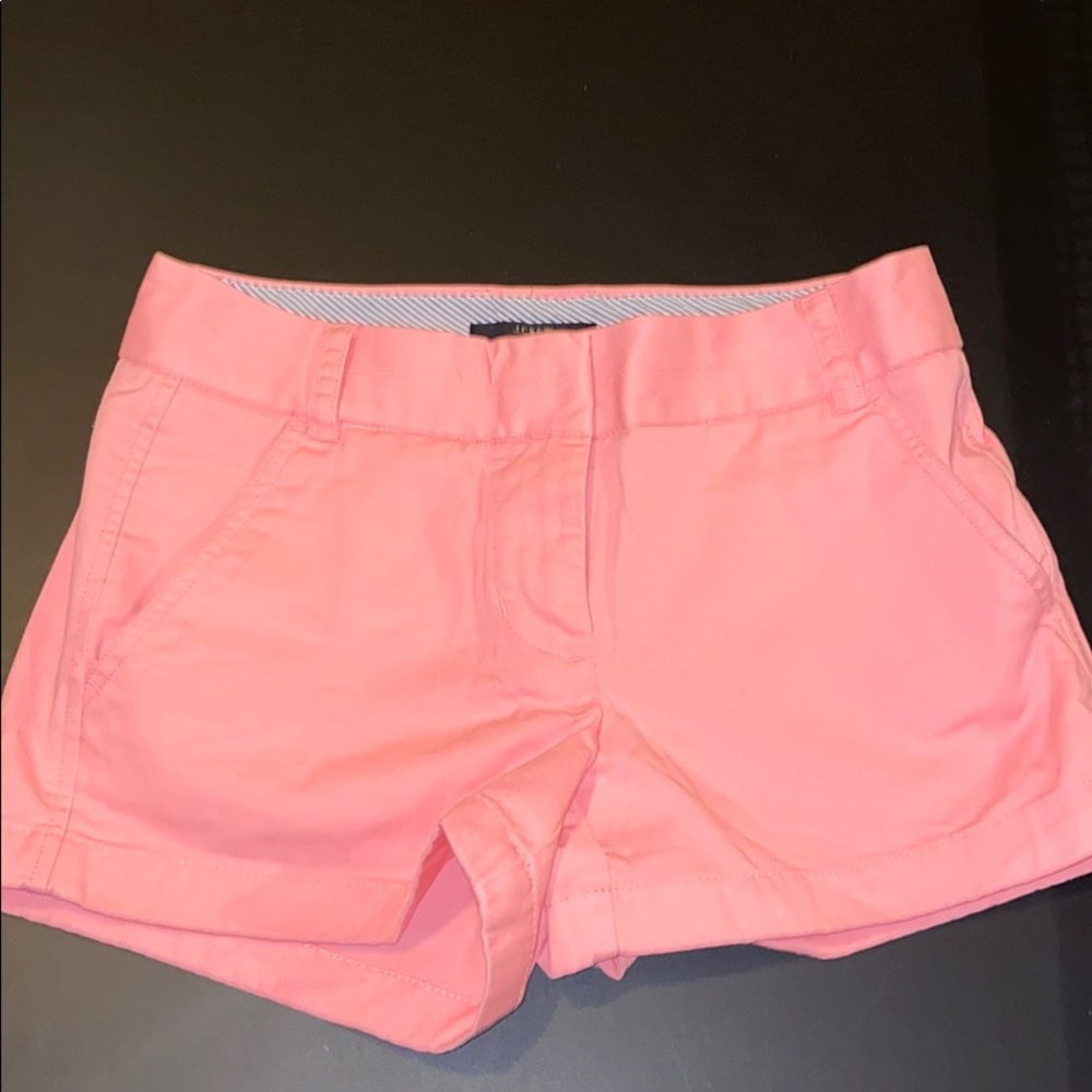 JCrew Pink Chino Shorts
